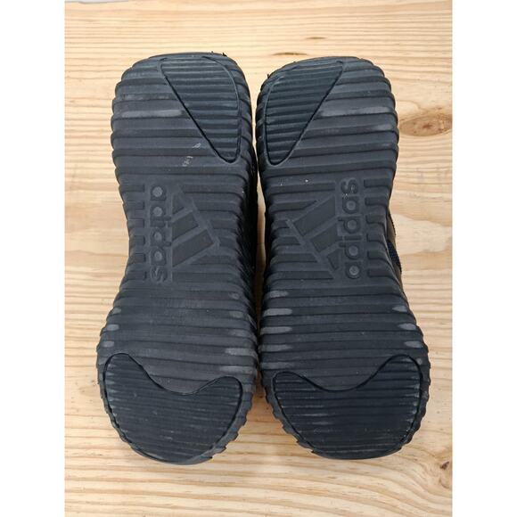 Adidas Kaptir 3.0 Shoes Mens Triple Black Running Sneakers Outdoor Sz 10.5 US.